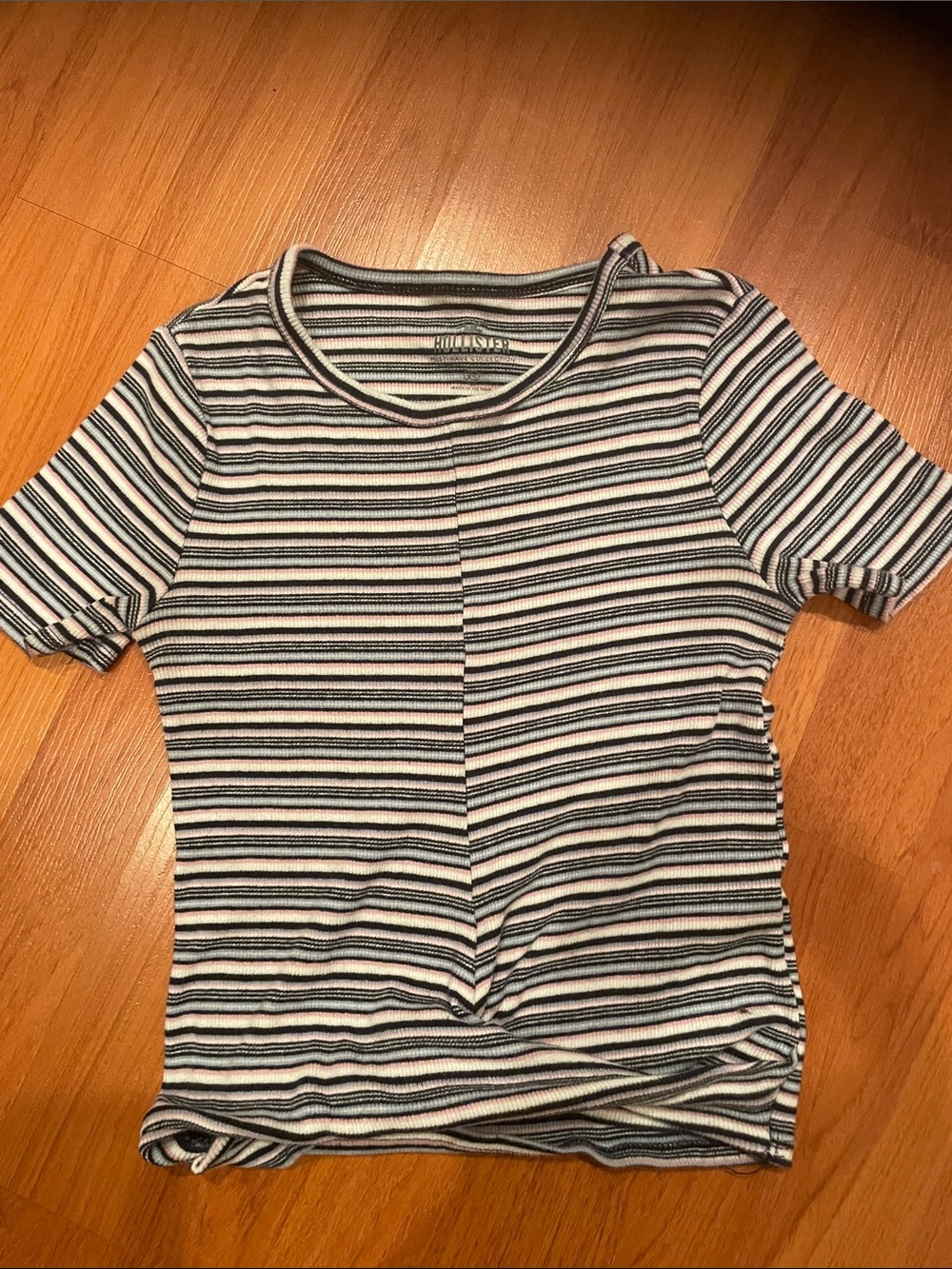 Hollister Striped Short Sleeve Tee —